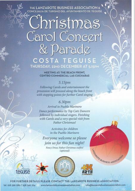 Christmas Carol Concert Lanzarote
