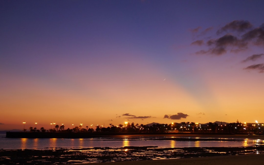 See Incredible Sunsets in Lanzarote