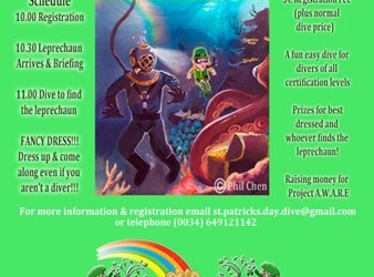 Scuba dive to find the Leprechaun