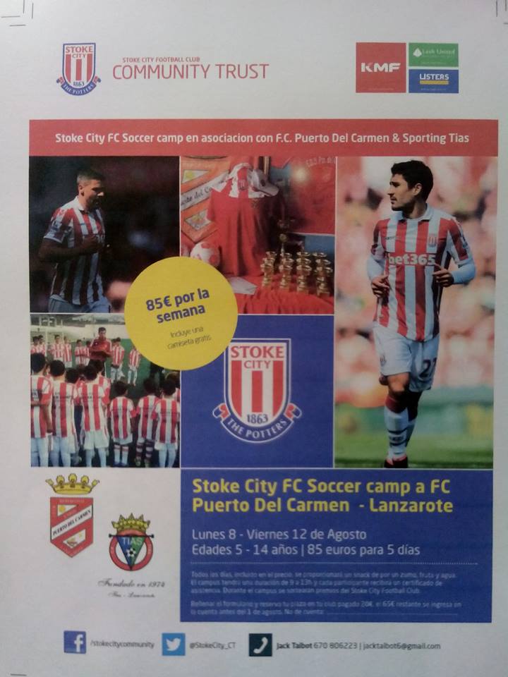 Stoke City FC Soccer camp