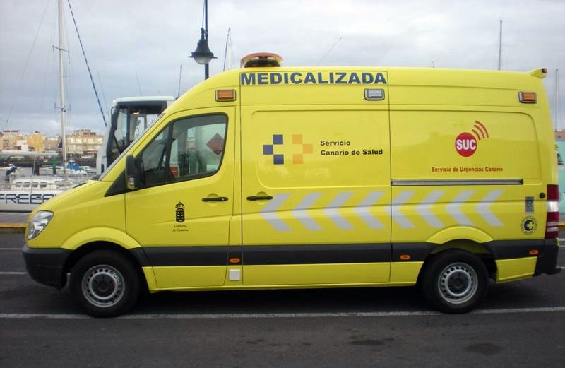 Medicalized ambulance for Playa Blanca