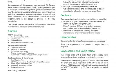 Data Protection Courses