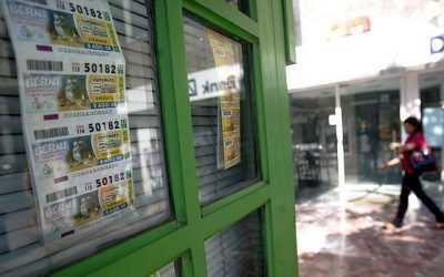 Lucky lottery winner in Lanzarote
