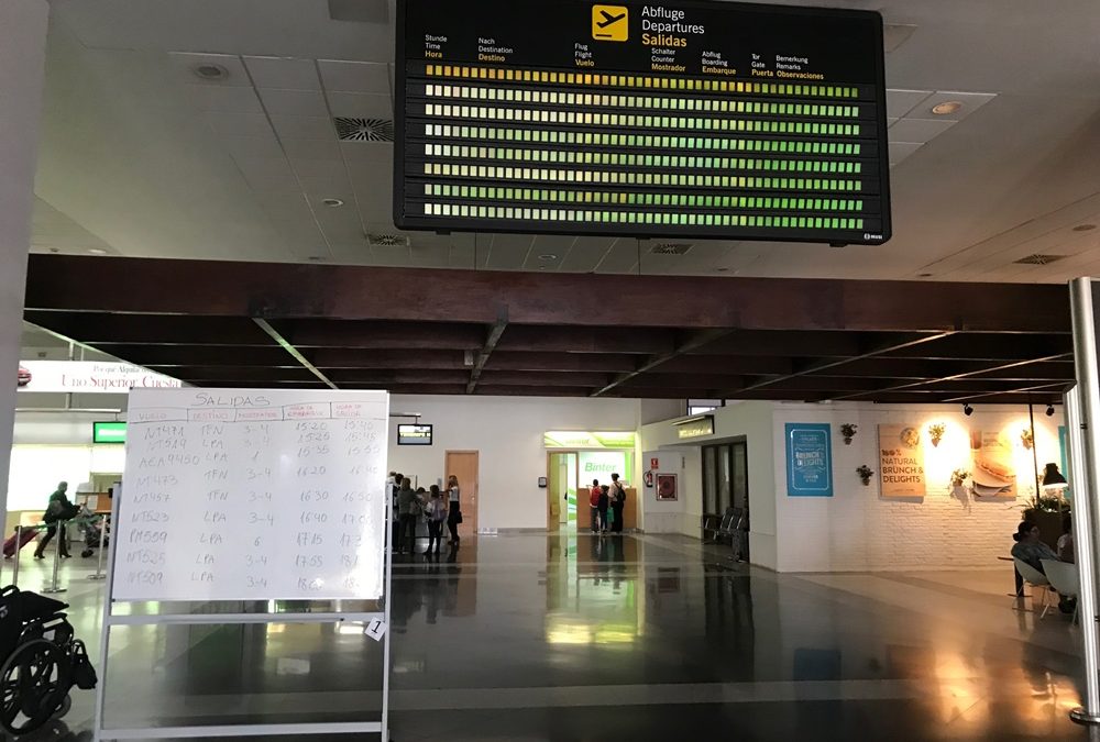 Have you seen the new screens in Lanzarote Airport?