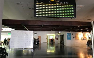 Have you seen the new screens in Lanzarote Airport?