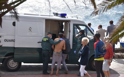 Arrested the alleged skipper who arrived yesterday in Lanzarote
