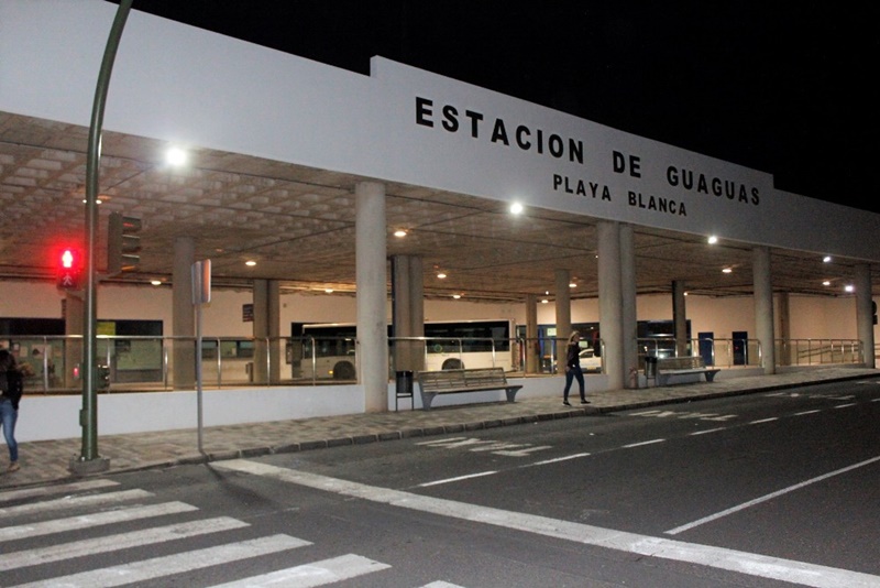The Cabildo will make new improvements at the Playa Blanca Bus Station