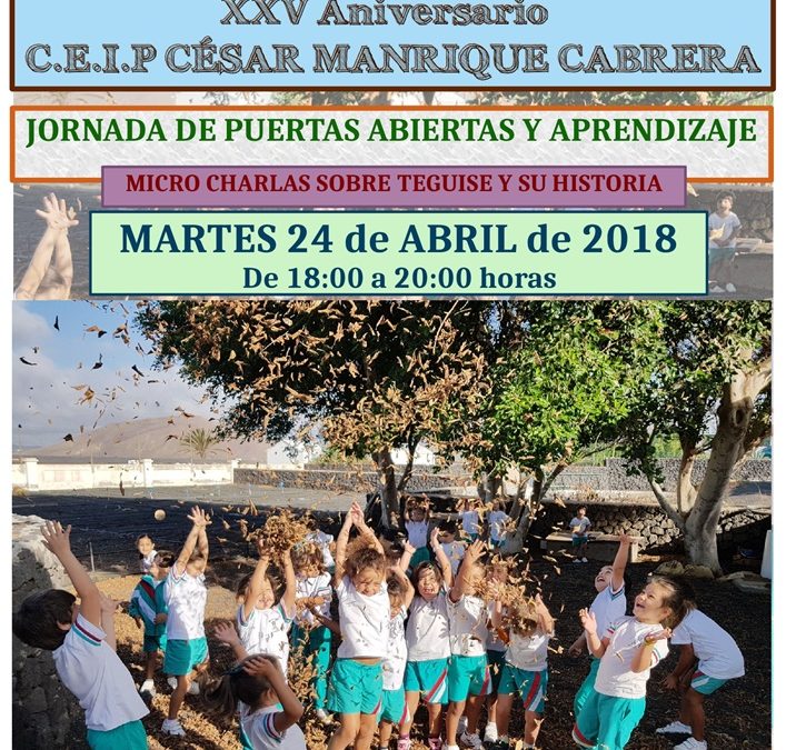 The CEIP César Manrique celebrates a conference on the history of Teguise