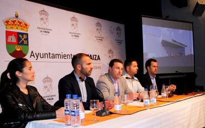 Óscar Noda presents how the Playa Blanca Sports Complex will be