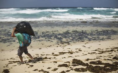 Plastic invades La Graciosa