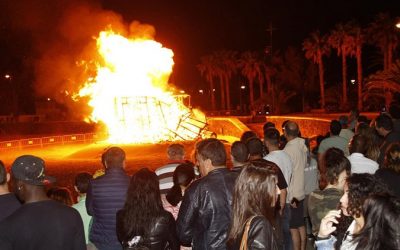 The fires of San Juan ignite the island