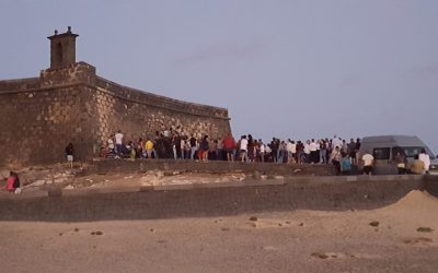 Do you know how many people saw the lunar eclipse in Arrecife