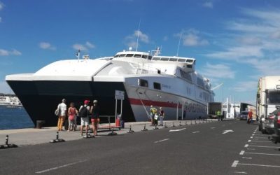 Armas recovers the route Arrecife to Corralejo