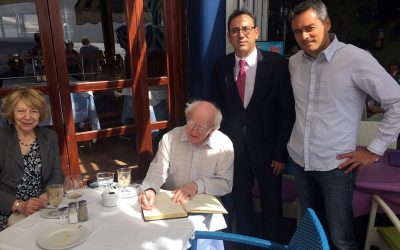 The president of Ireland travels on Ryanair to spend his holidays in the Canary Islands