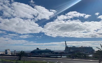 More than six thousand cruise passengers in Arrecife