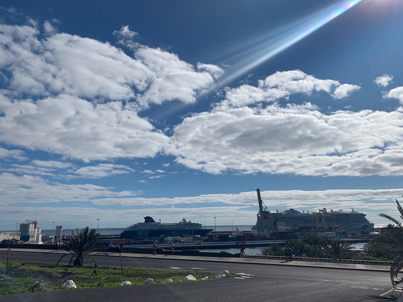 More than six thousand cruise passengers in Arrecife