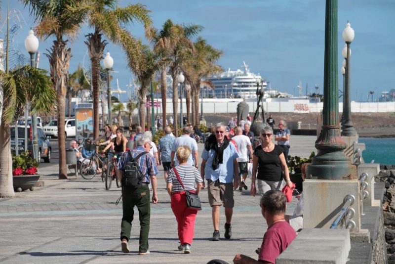 More than 520,000 cruise passengers arrived in Arrecife in 2019