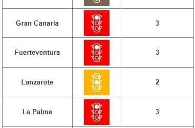 Lanzarote remains at level 2